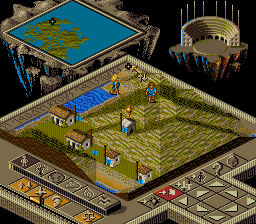 Populous II - Trials of the Olympian Gods (Germany) In game screenshot